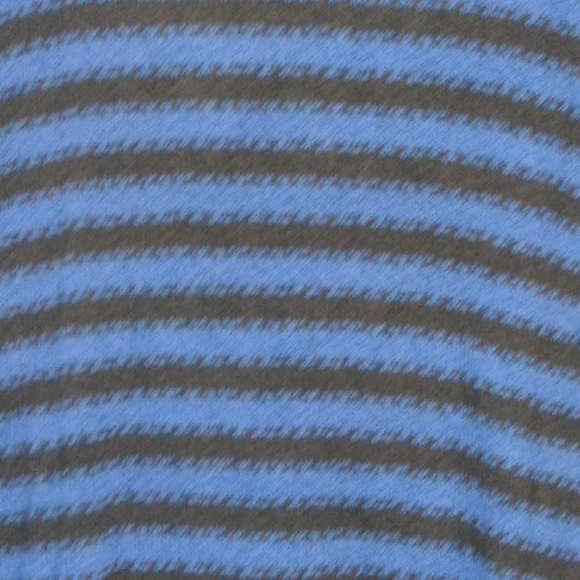 NWT Intro Blue Black Stripe Turtle Neck Top SZ 2X - Picture 8 of 8